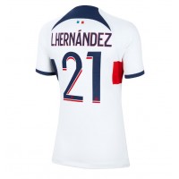 Dres Paris Saint-Germain Lucas Hernandez #21 Gostujuci za Žensko 2023-24 Kratak Rukav